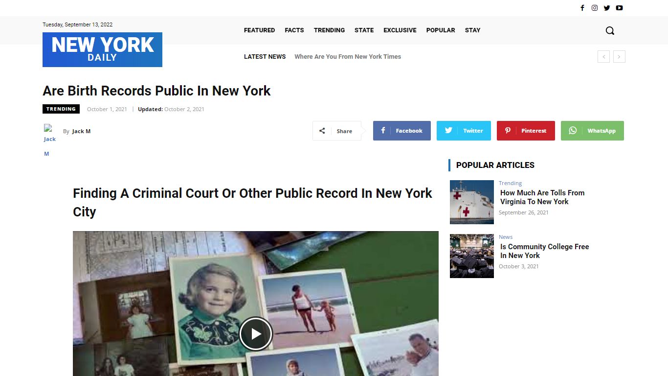 Are Birth Records Public In New York - NewYorkDaily.net